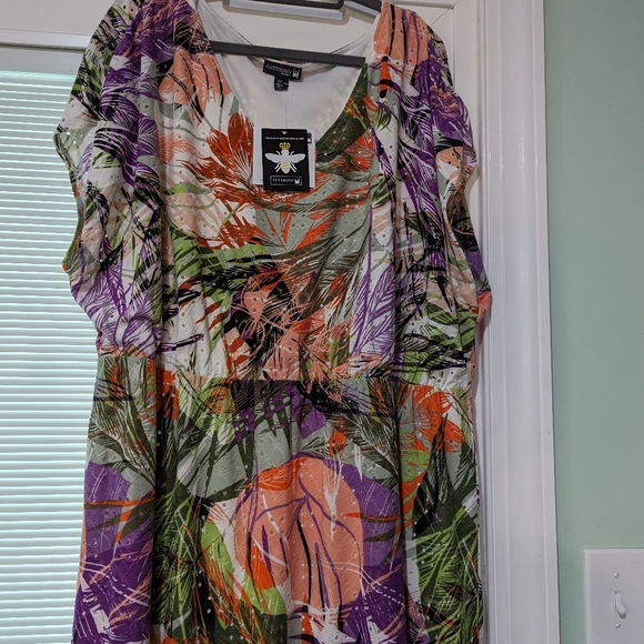 Anthony Originals 3X Dresses New *READ* Eyelet Midi Maxi Flattering Plus Size - Picture 9 of 10